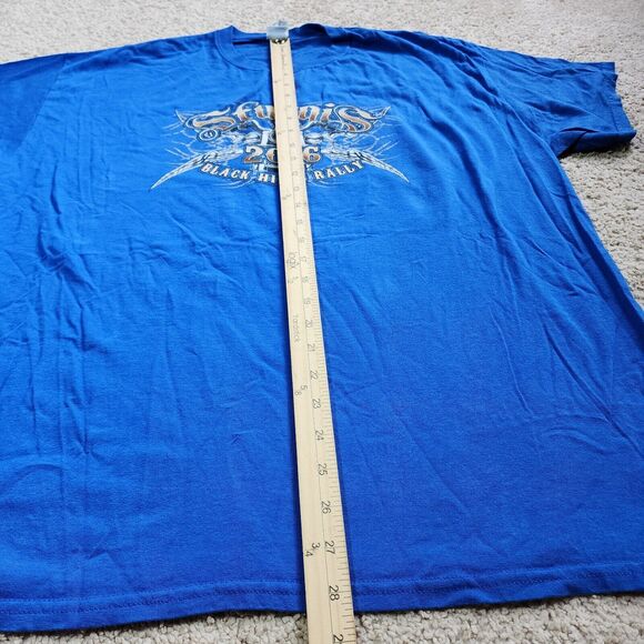 Sturgis Shirt Black Hills Motorcycle Rally 2016 Blue T-Shirt Mens XL - Picture 8 of 10